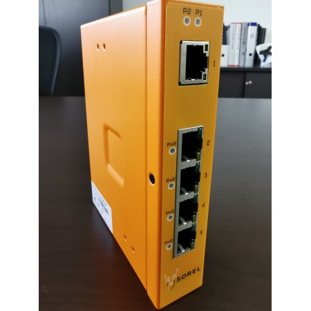 Industrial PoE Unmanaged Switch, 5 Ports